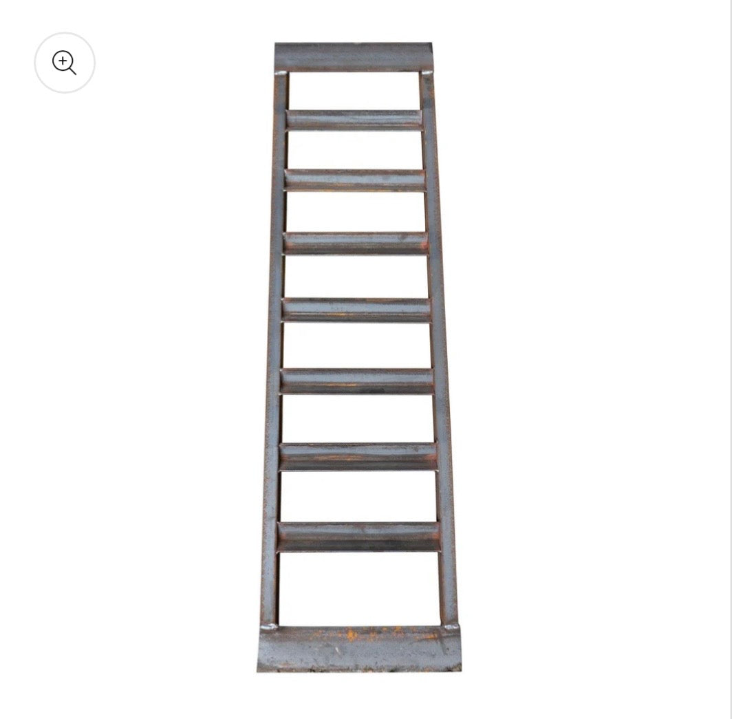 Heavy-Duty 5ft Steel Trailer Ramps – 1,800 lb Per Wheel Capacity